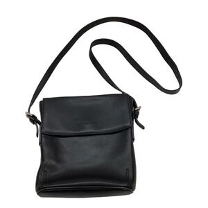 Burberry Leather Shoulder Bag Black